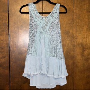 Blue Lace Tank